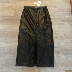 NWT Black skirt by Gilli. Size small faux leather